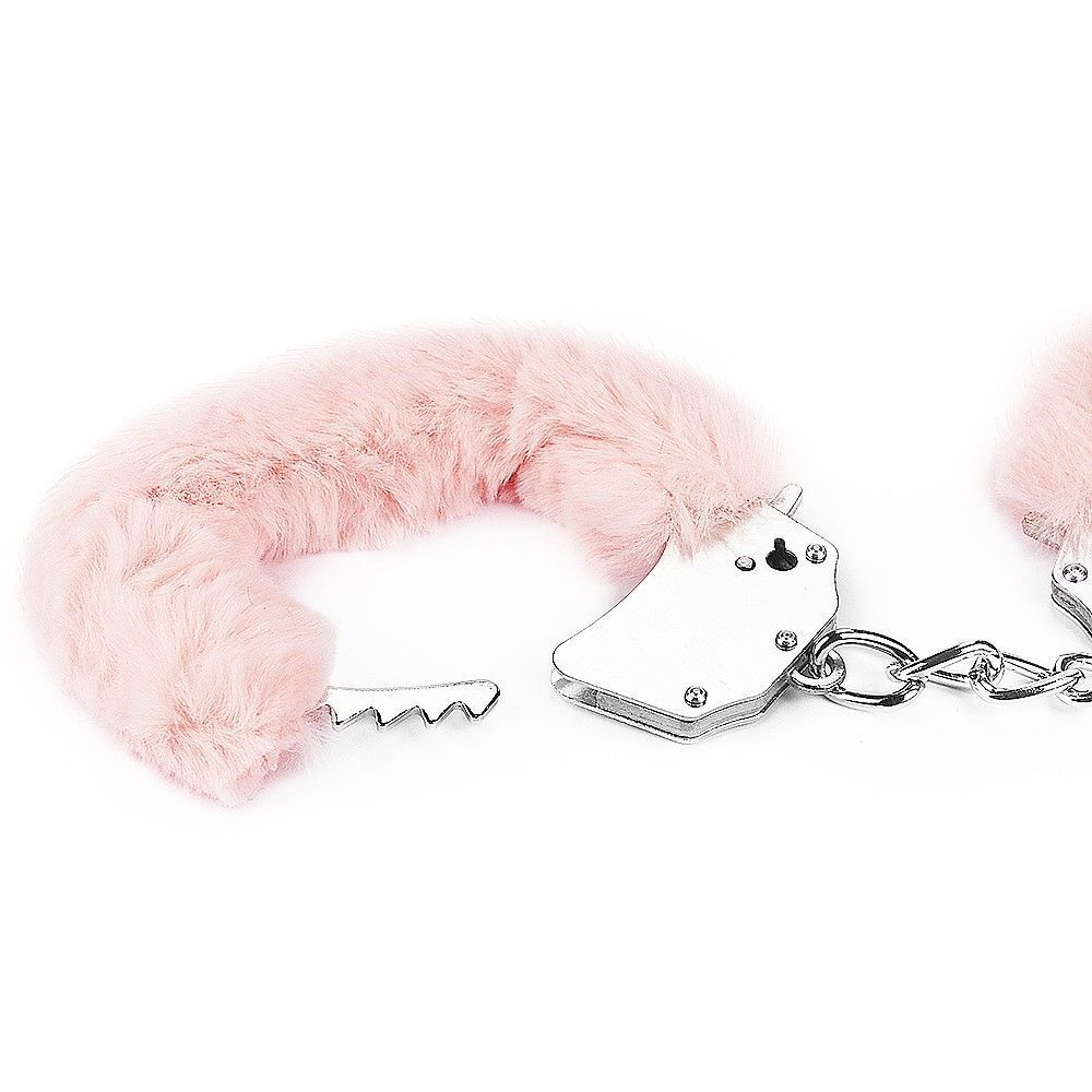 Наручники LoveToy Fluffy Hand Cuffs (розовый)