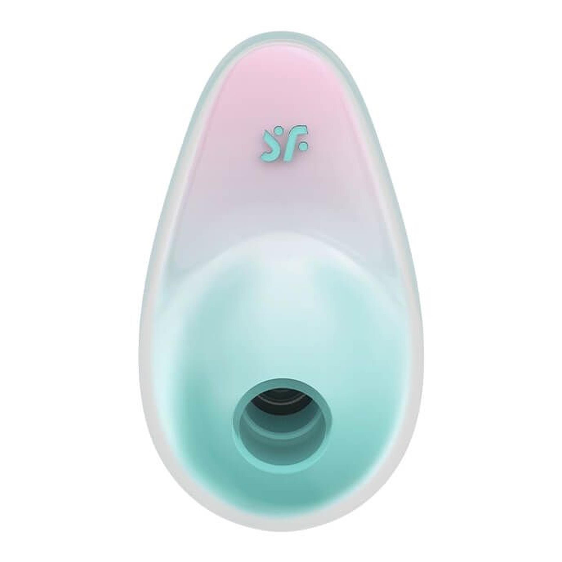 Bezdotykowy stymulator łechtaczki z wibracjami Satisfyer Pixie Dust (mięta)
