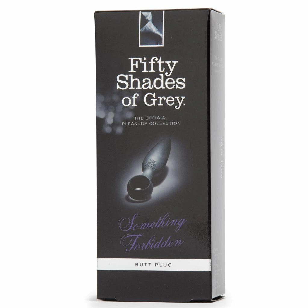Korek analny Fifty Shades of Grey Something Forbidden, 10.8 cm (czarny)