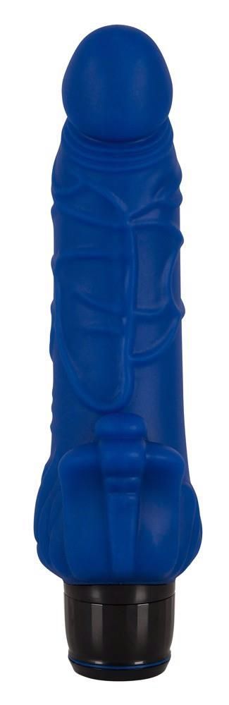Вибратор Vibra Lotus Classics Big, 21.5 см (синий)