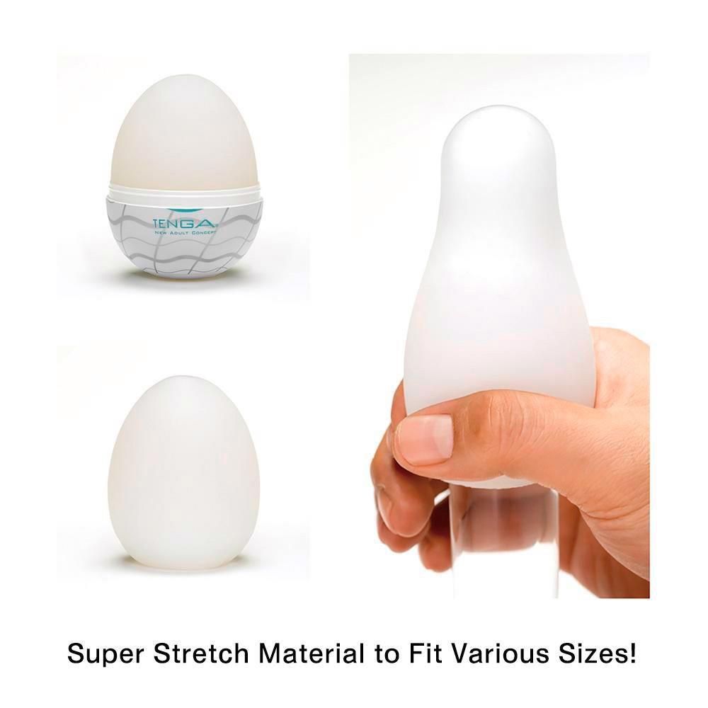 Мастурбатор яйцо Tenga Egg New Standard Wavy II (белый)