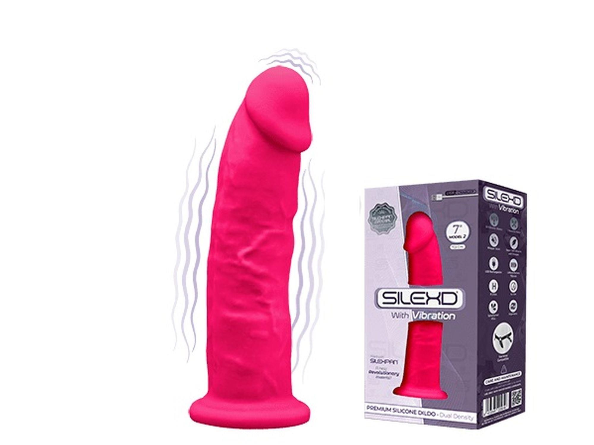 Фаллоимитатор с вибрацией Adrien Lastic SilexD Henry, 17,5 см (розовый)