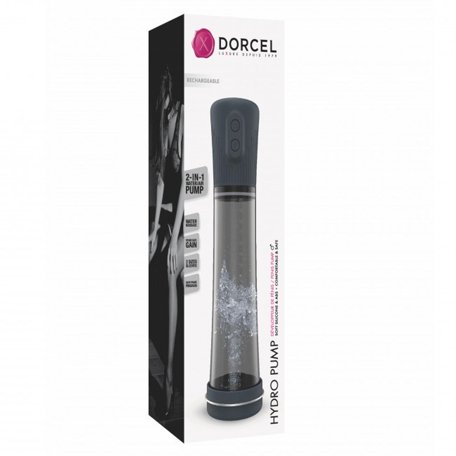 Помпа для пениса Dorcel Hydro Pump, 20.7 см (черный)