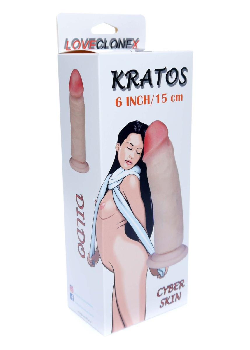 Фаллоимитатор B - Series Real Kratos 6", 18 см (телесный)