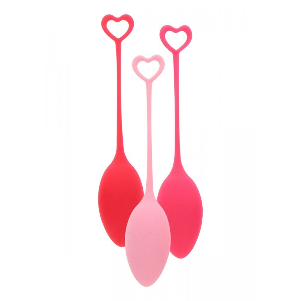 Mae B Pelvic Floor Exercise Trainer - Kulki gejszy, Różowy, 16 cm