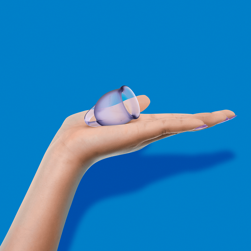 Менструальные чаши Satisfyer Feel Confident Menstrual Cup, 2 шт (фиолетовый)