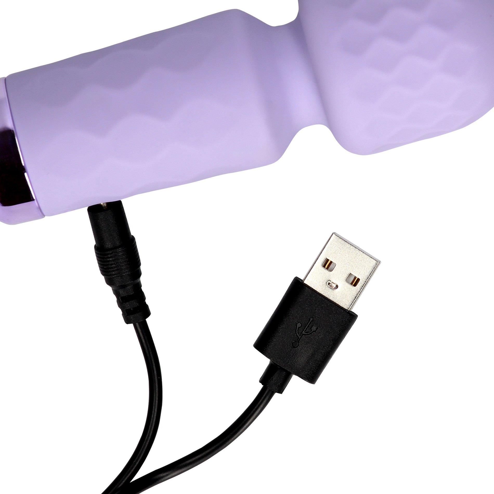 Мини-вибратор Loveline Mini Wand, 11.4 см (фиолетовый)