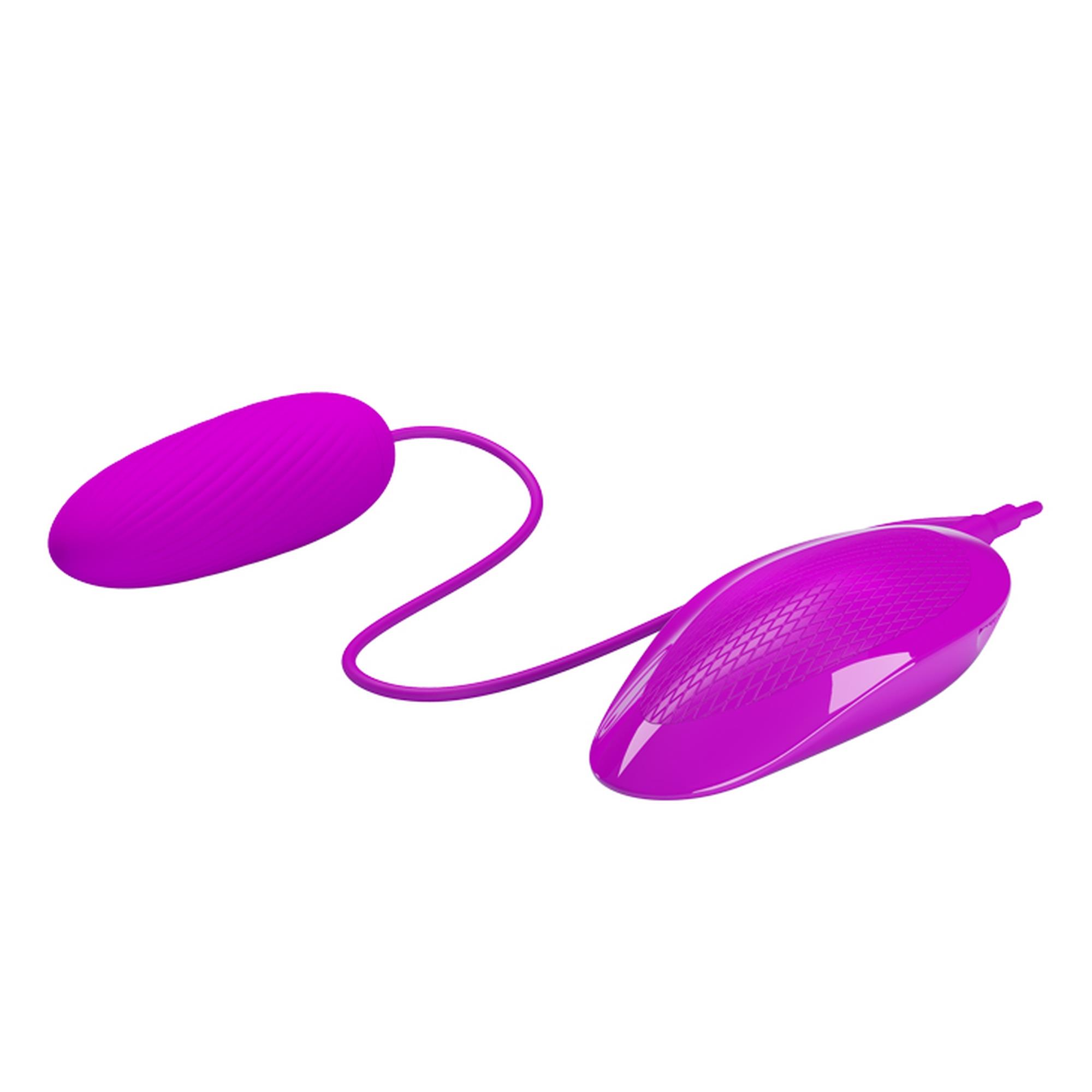 Виброяйцо Pretty Love Destrable Flirt Naughty egg, 9,5 см (фиолетовый)