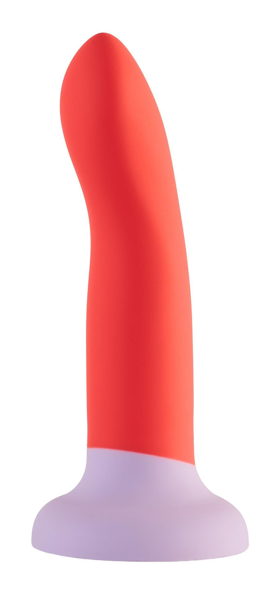 Dildo Dream Toys 2-Toned Love Stick Medium, 17 cm (czerwony)