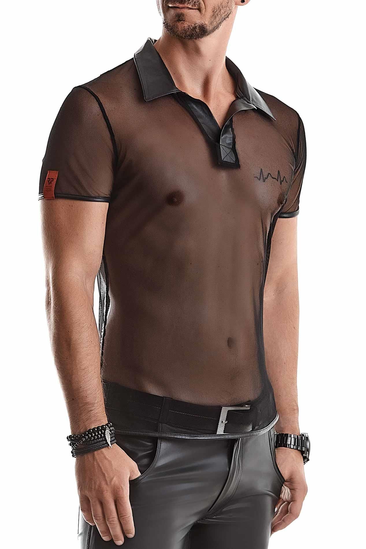 Koszulka polo Regnes Fetish Planet RMRoberto001, 4XL (czarny)