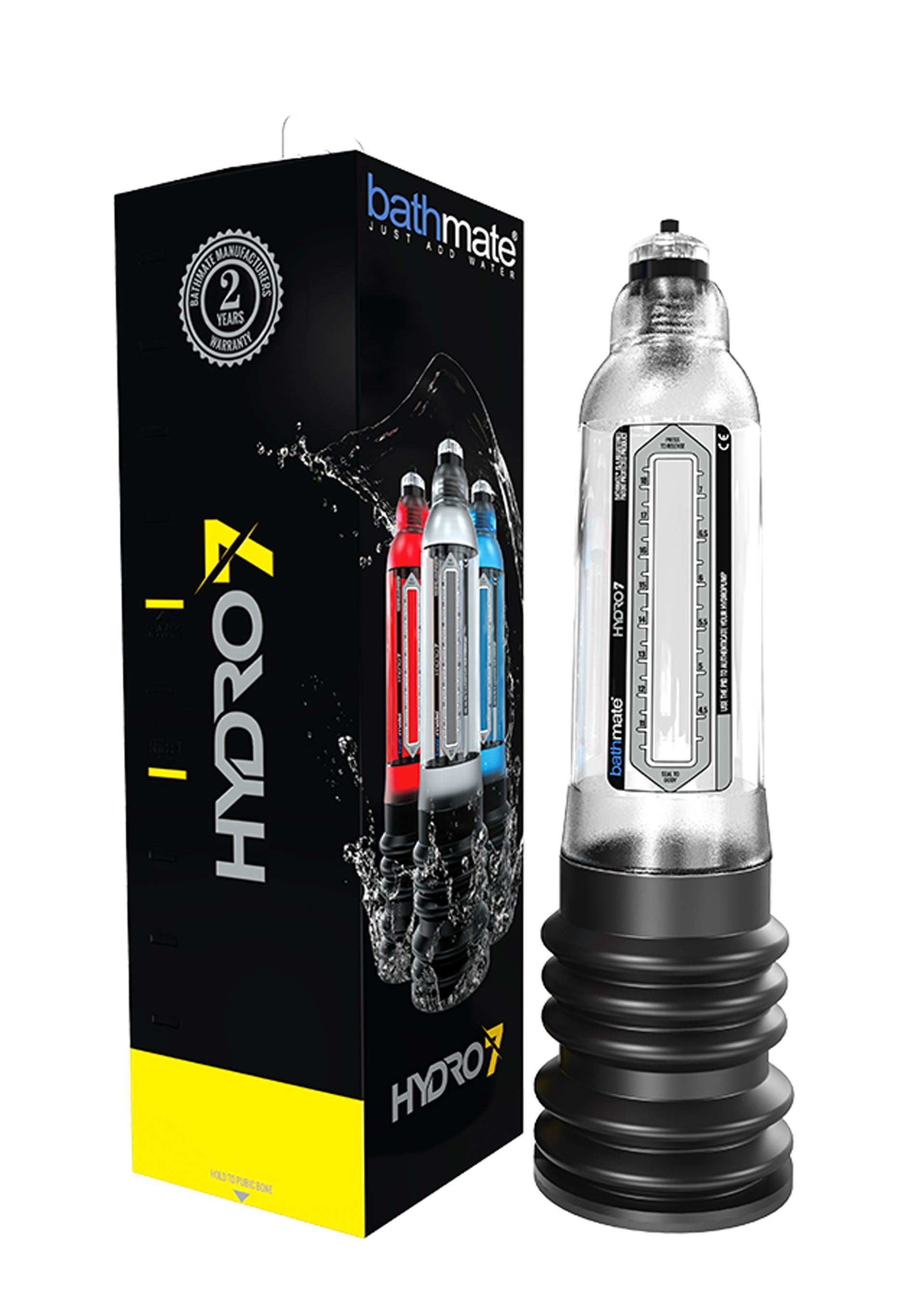 Помпа для пеніса Bathmate Hydro7, 30 см (прозорий)