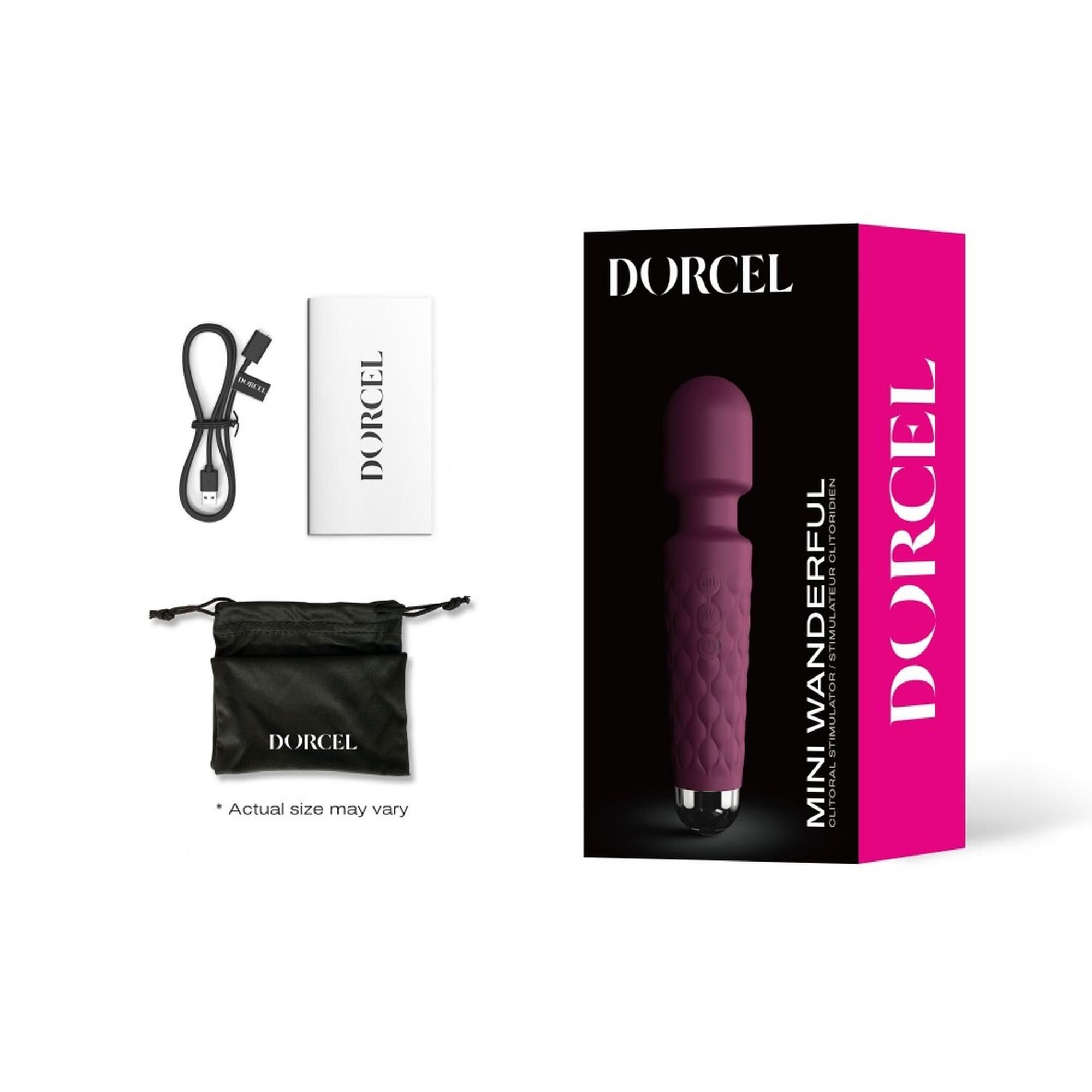 Mini wibromasażer Dorcel Mini Wanderful, 20 cm (fioletowy)