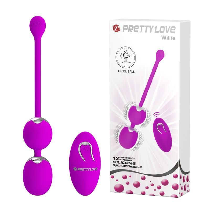 Вагинальные шарики Pretty Love Willie, 20,5 см (фиолетовый)