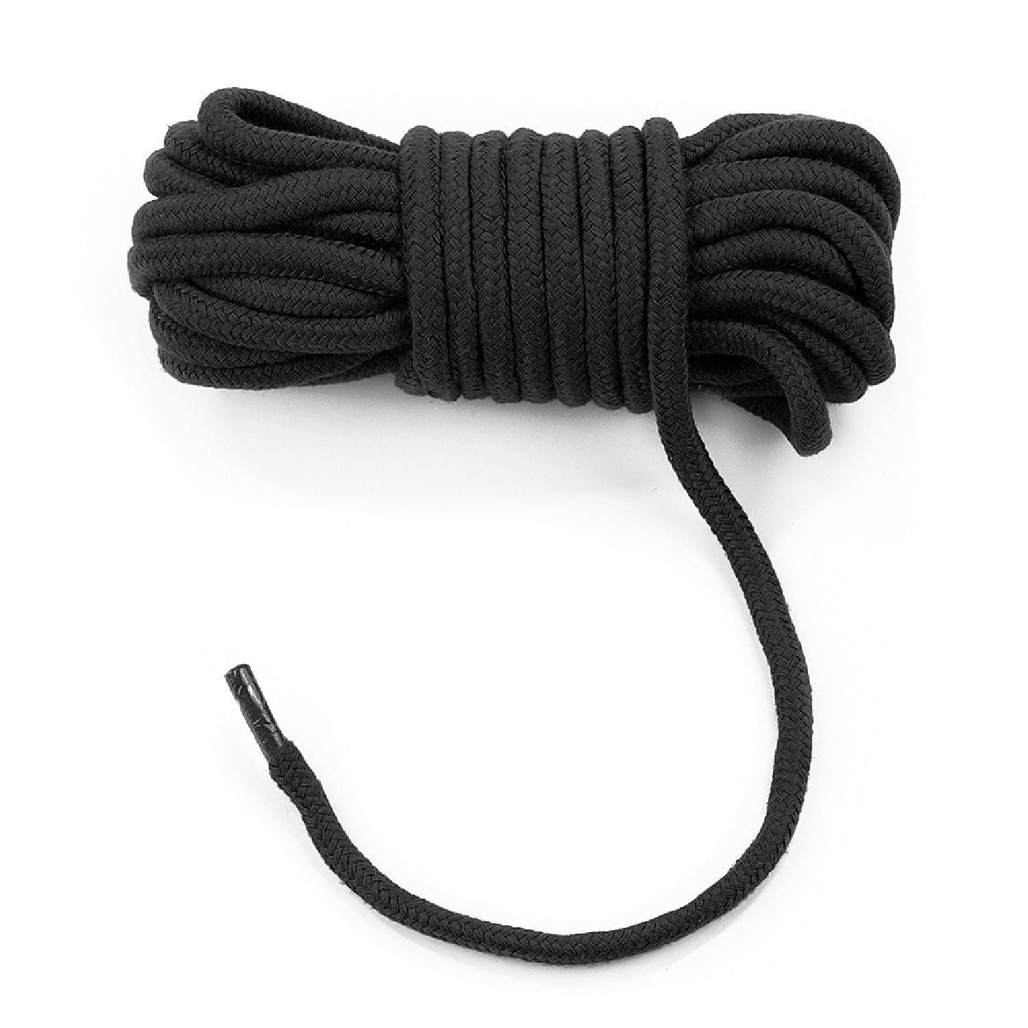 Верёвка для связывания Fetish Bondage Rope, 10 м (черный)