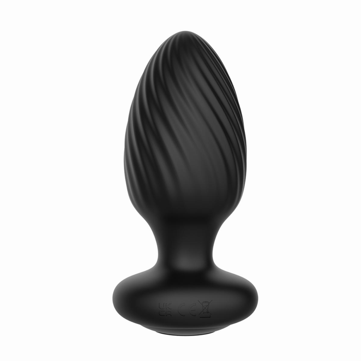 Korek analny Nexus Tornado Butt Plug XL, 9,8 cm (czarny)