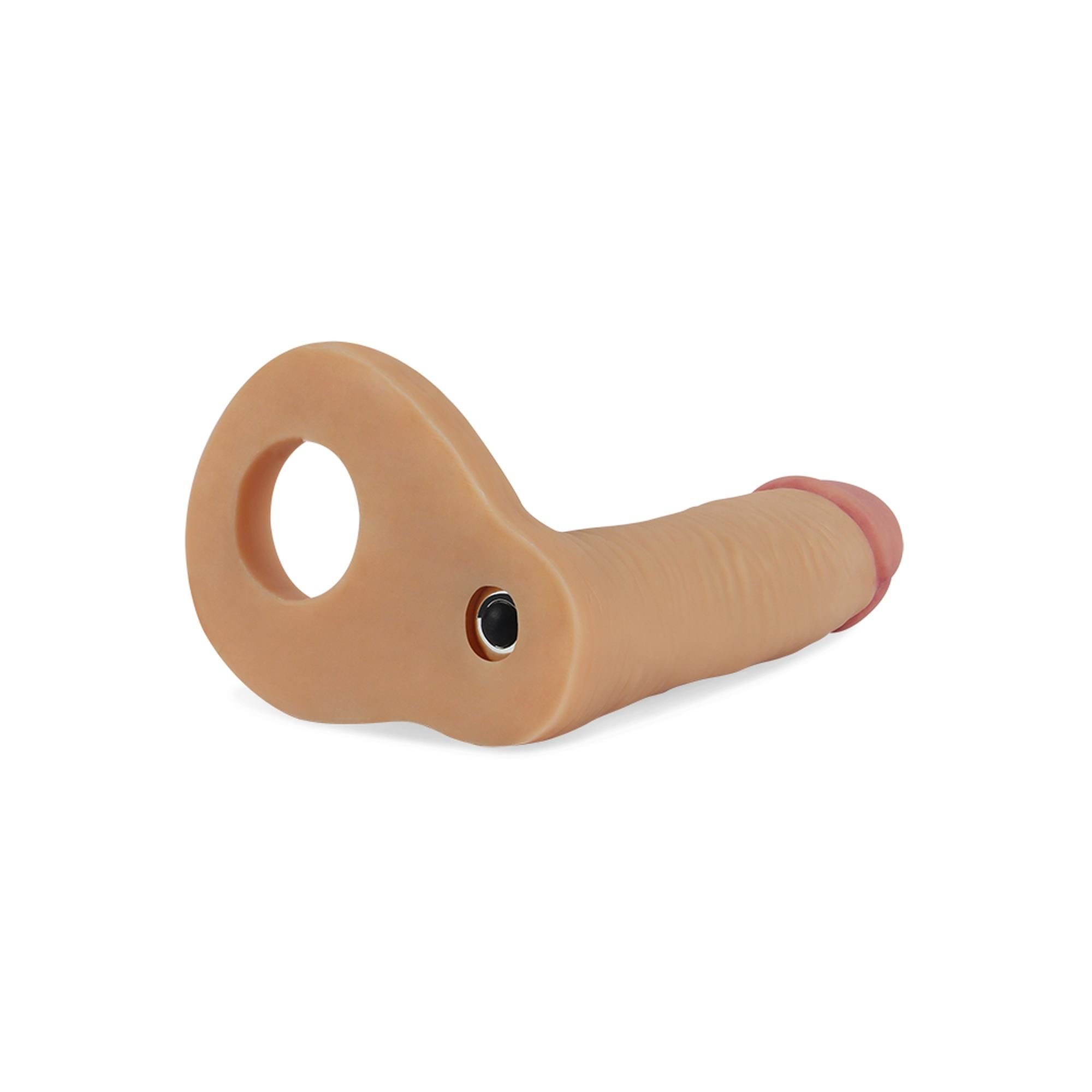 Насадка на пенис LoveToy The Ultra Soft Double Vibrating 5.8 ", 14,7 см (телесный)