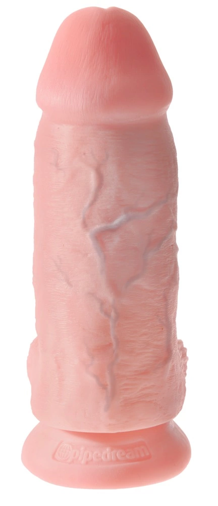 Фаллоимитатор King Cock Chubby Light, 24.5 см (телесный)