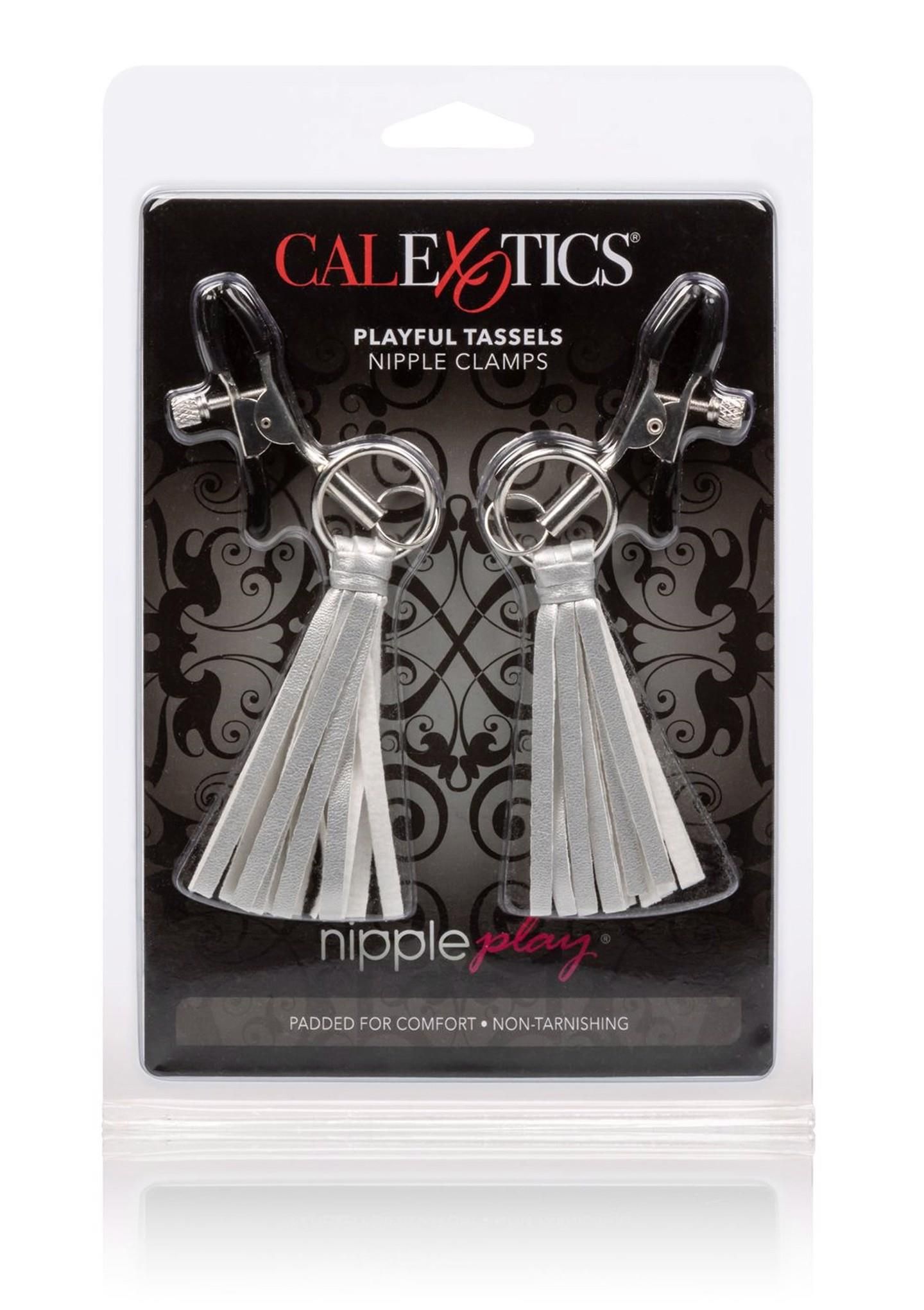 Зажимы для сосков Calexotics Playful Tassels (серебристый)