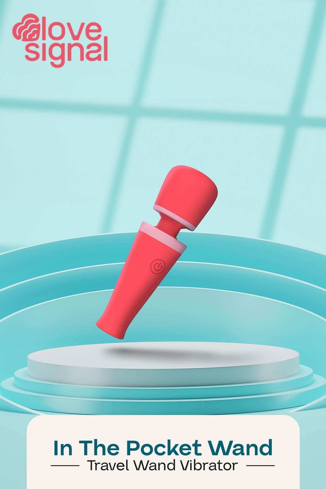 Wibromasażer Dream Toys In The Pocket Wand, 11 cm (pomarańczowy)