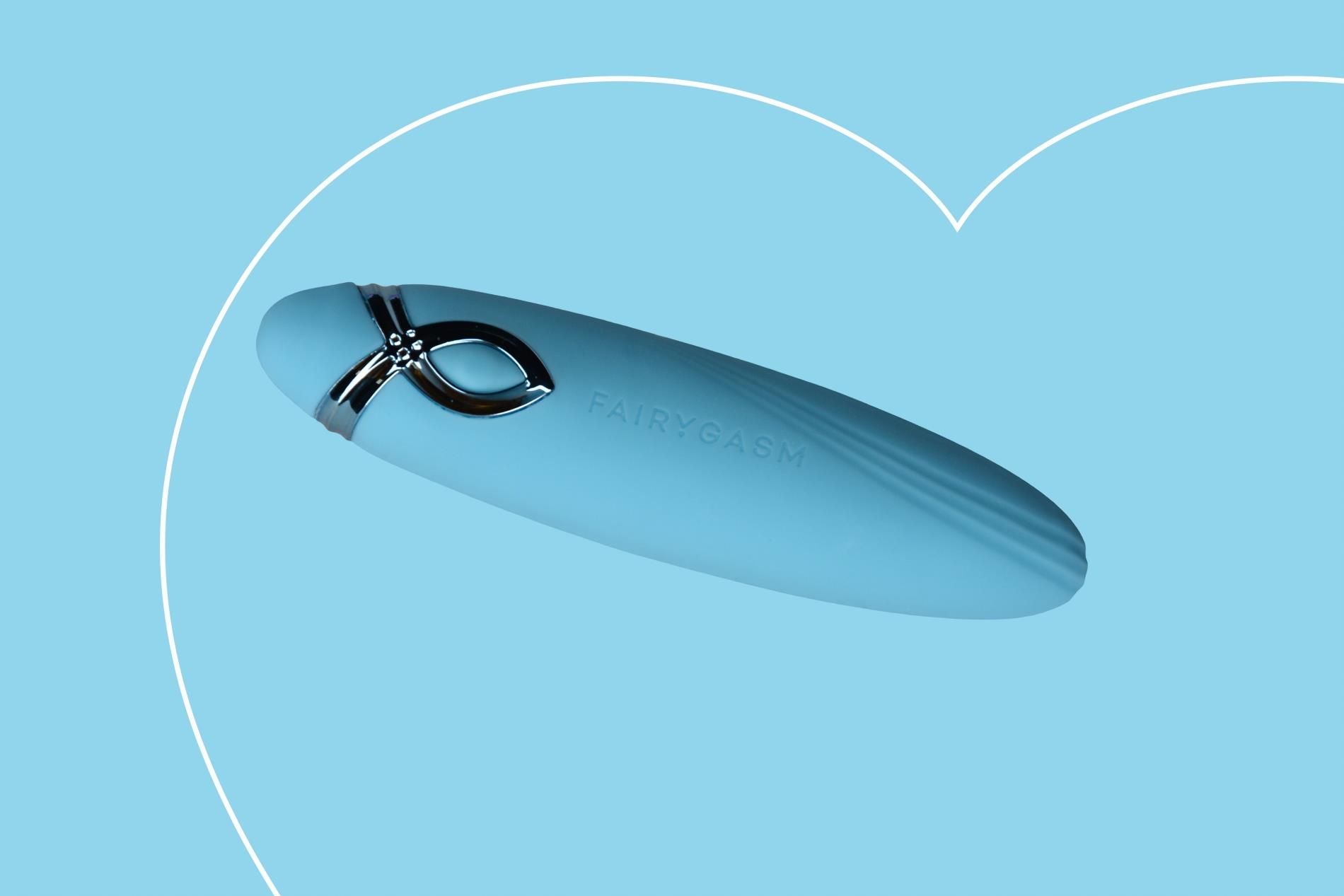 Вибратор FairyGasm PleasureArrow, 11,5 см (голубой)