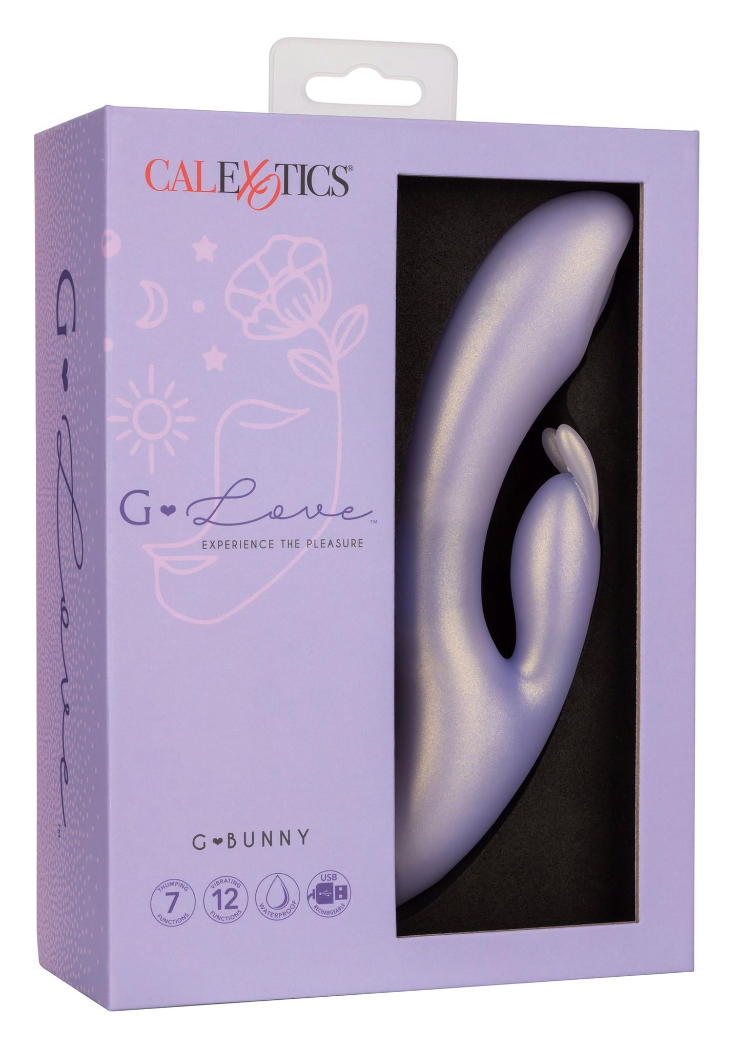 Вибратор-кролик Calexotics G-Love G-Bunny, 19 см (фиолетовый)