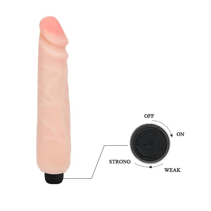 Вибратор Cyberskin Big Vibe Flesh, 24,8 см (телесный)