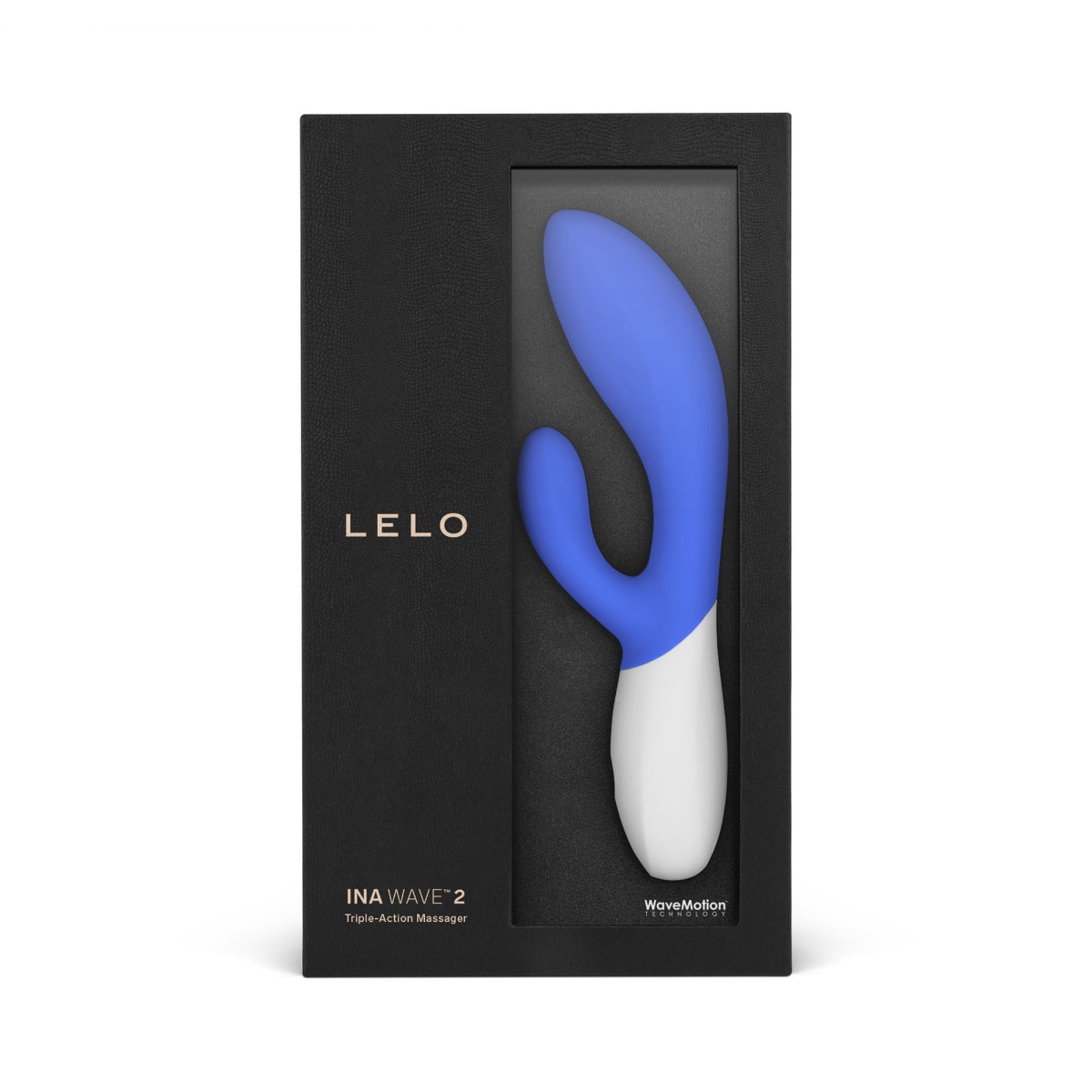 Вибратор-кролик Lelo Ina Wave 2, 20 см (синий)