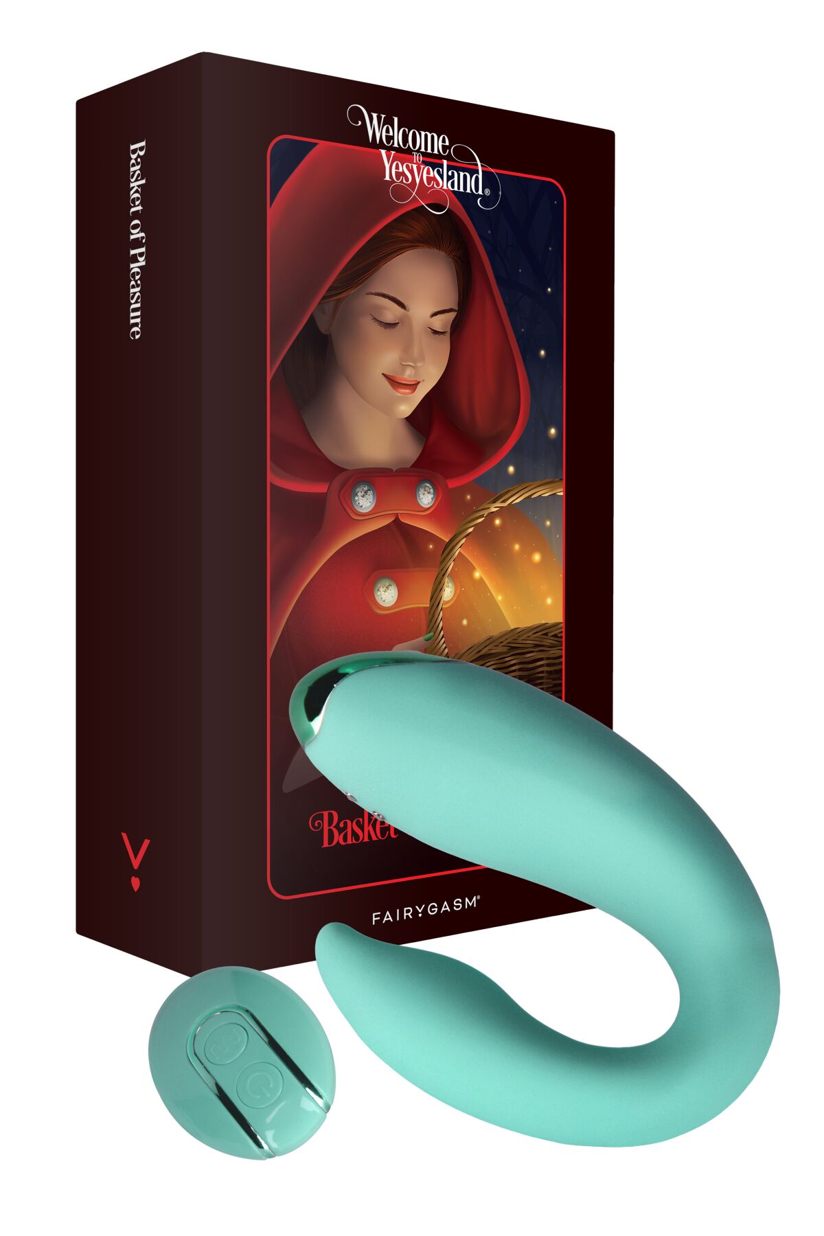 Вибратор FairyGasm Basket Of Pleasure, 9 см (зеленый)