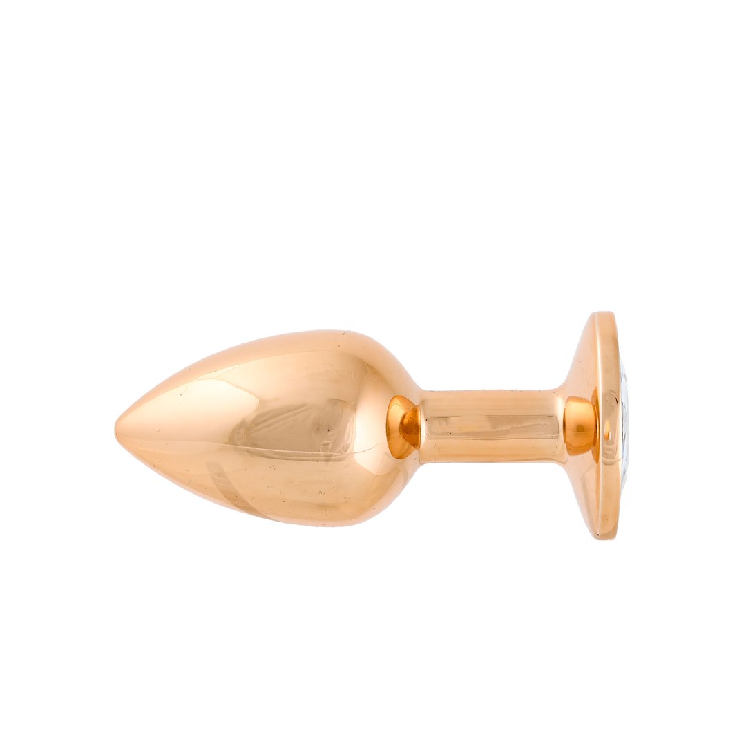 Korek analny z kryształem Simply Pleasure S, 7 cm (przezroczysty)
