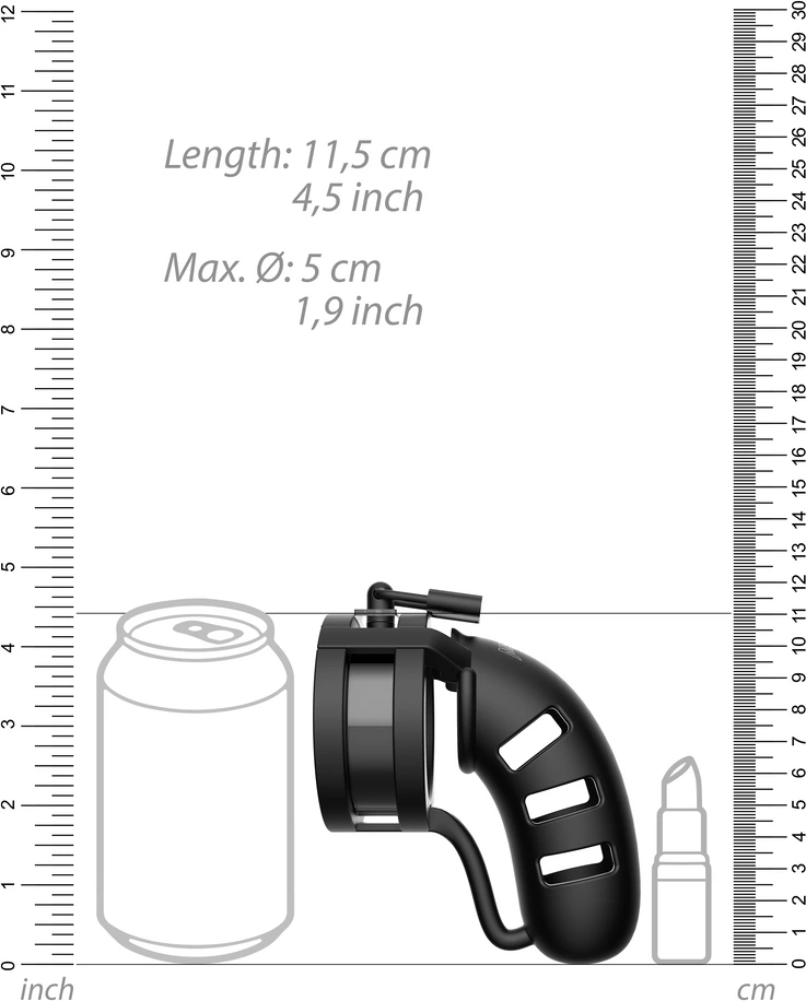 Пояс верности ManCage Model 19 (черный)