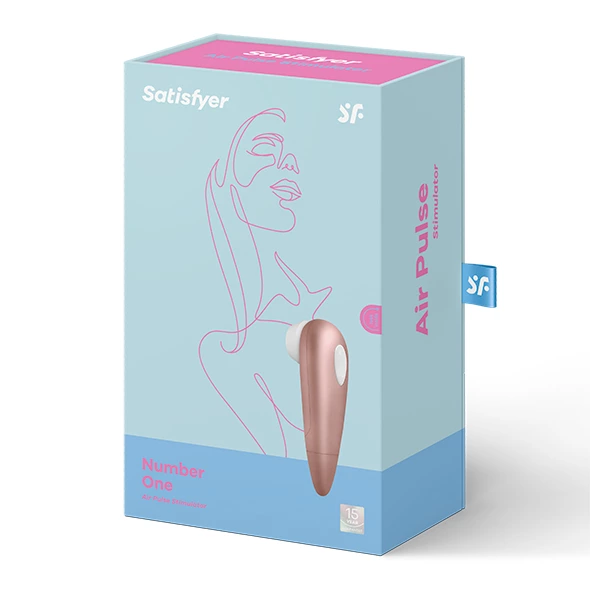 Вакуумный стимулятор клитора Satisfyer Number One (золотой)
