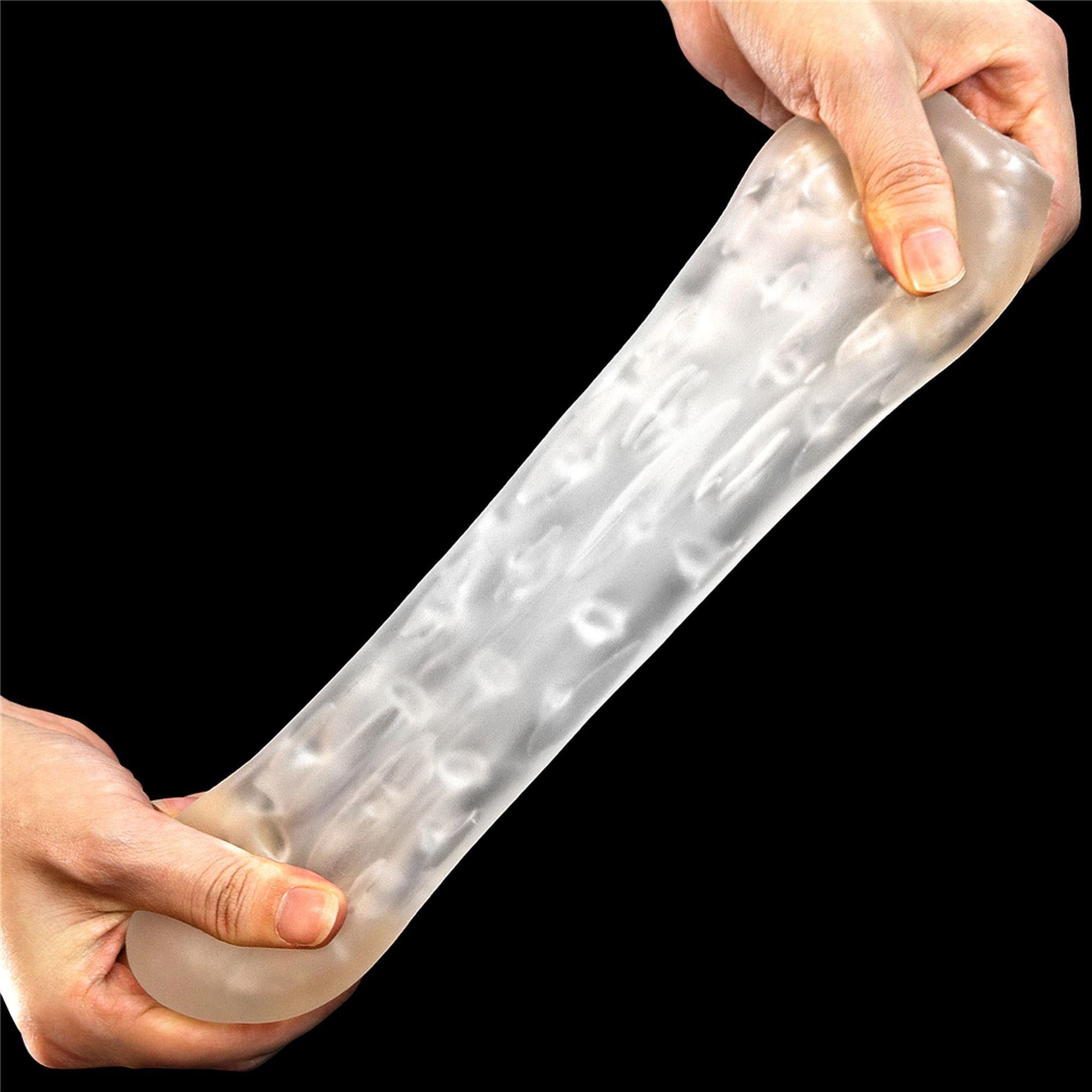 Мастурбатор яйцо LoveToy Giant Egg Stamina Nodules Edition (прозрачный)