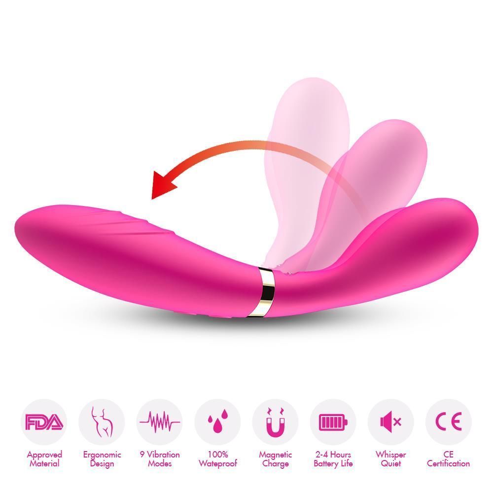 Вибратор B - Series Joy Y-Wand, 19.2 см (розовый)