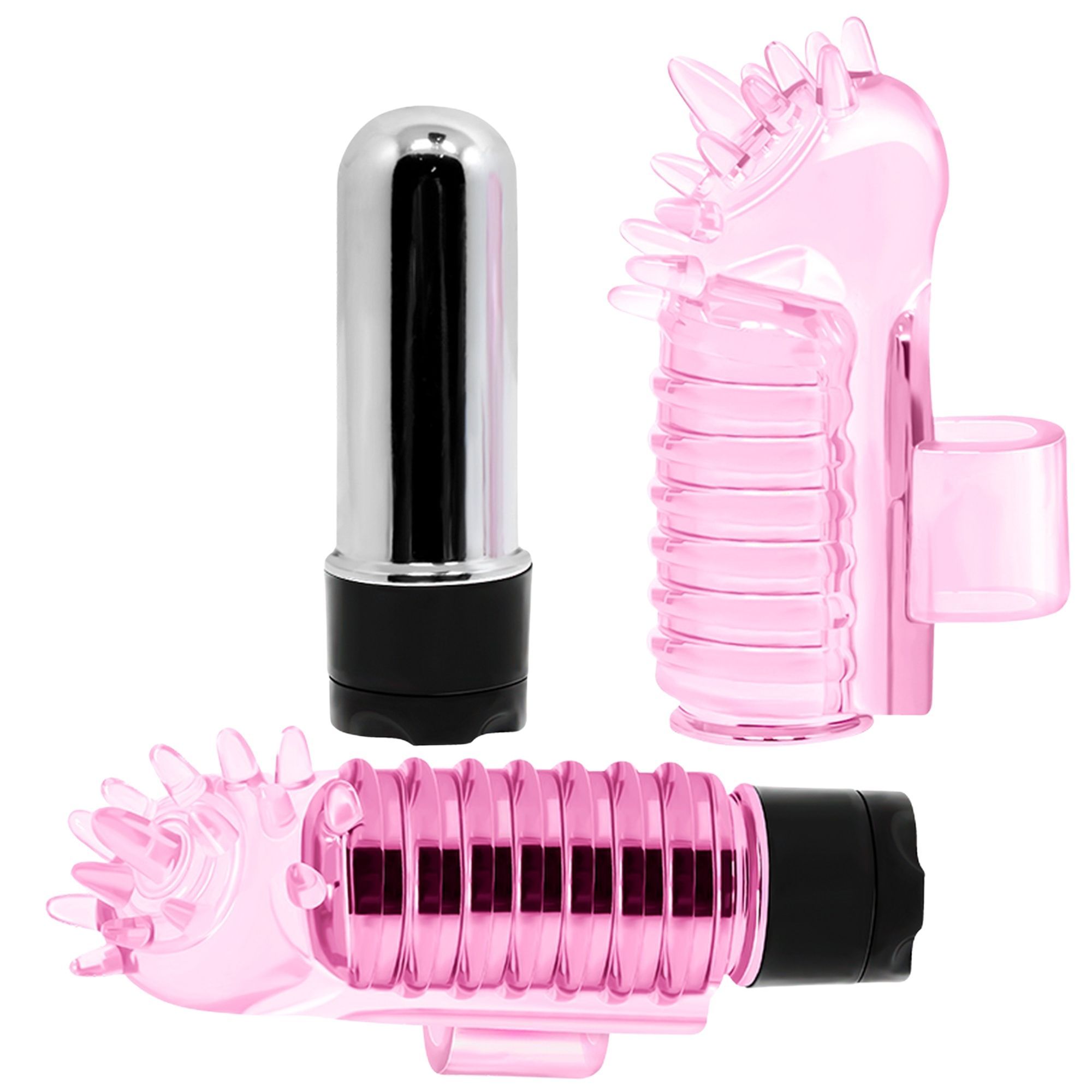 Mini wibrator na palec LyBaile Finger, 7,6 cm (różowy)