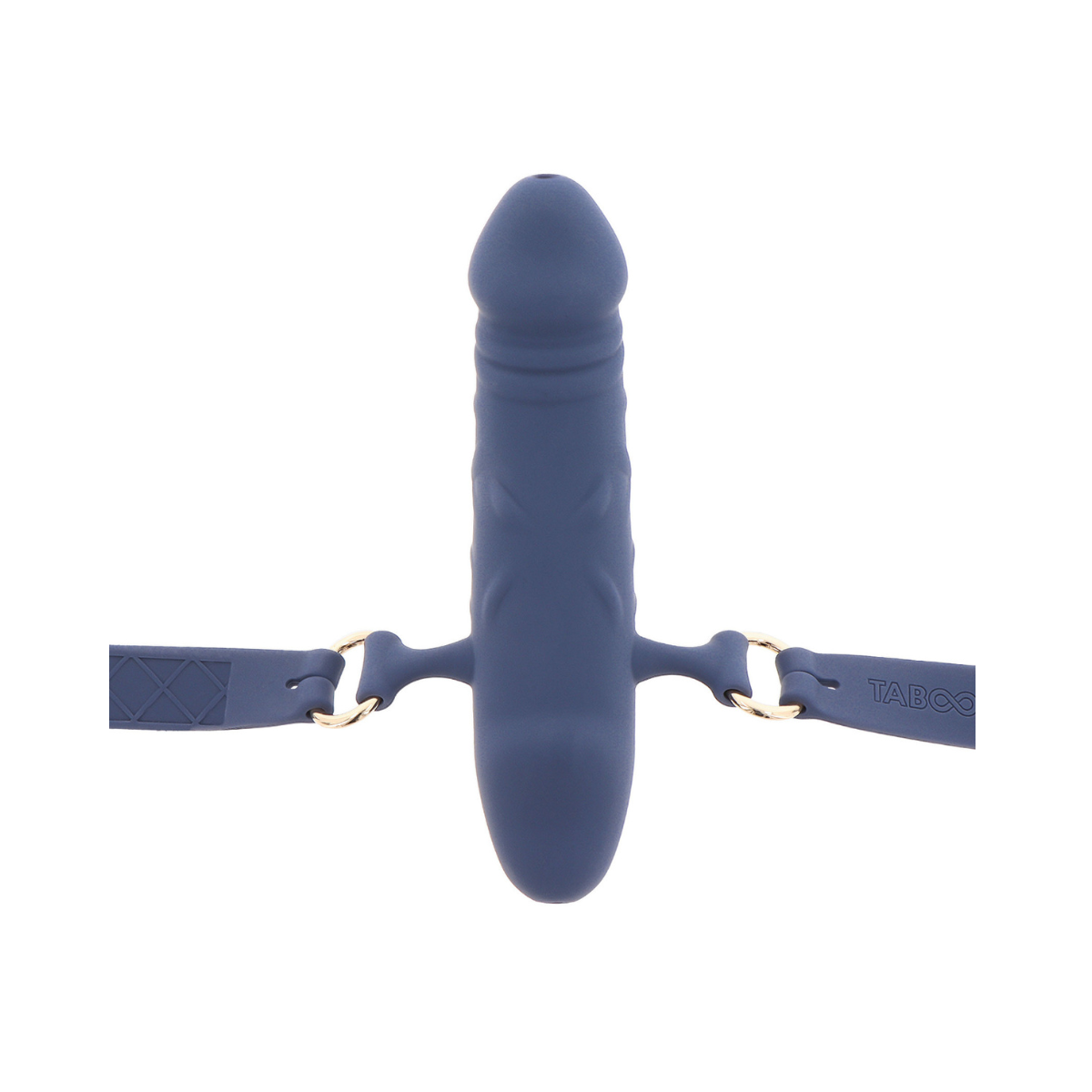 Кляп Taboom Silicone Supreme Breathable Penis Gag (синий)