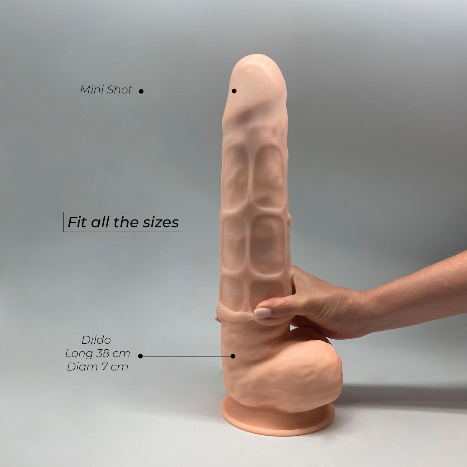 Мастурбатор Alive Mini Shot Anal Experience (телесный)