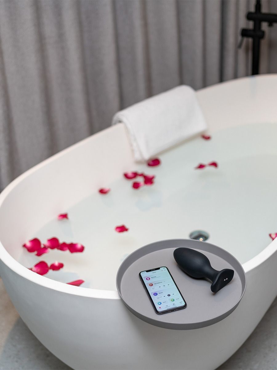 Korek analny Lovense Hush 2 L, 15 cm (czarny)