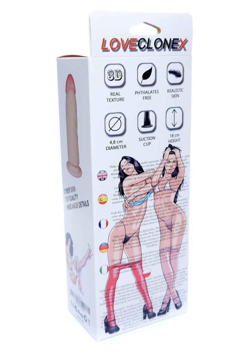 Фаллоимитатор B - Series Real Kratos 6", 18 см (телесный)
