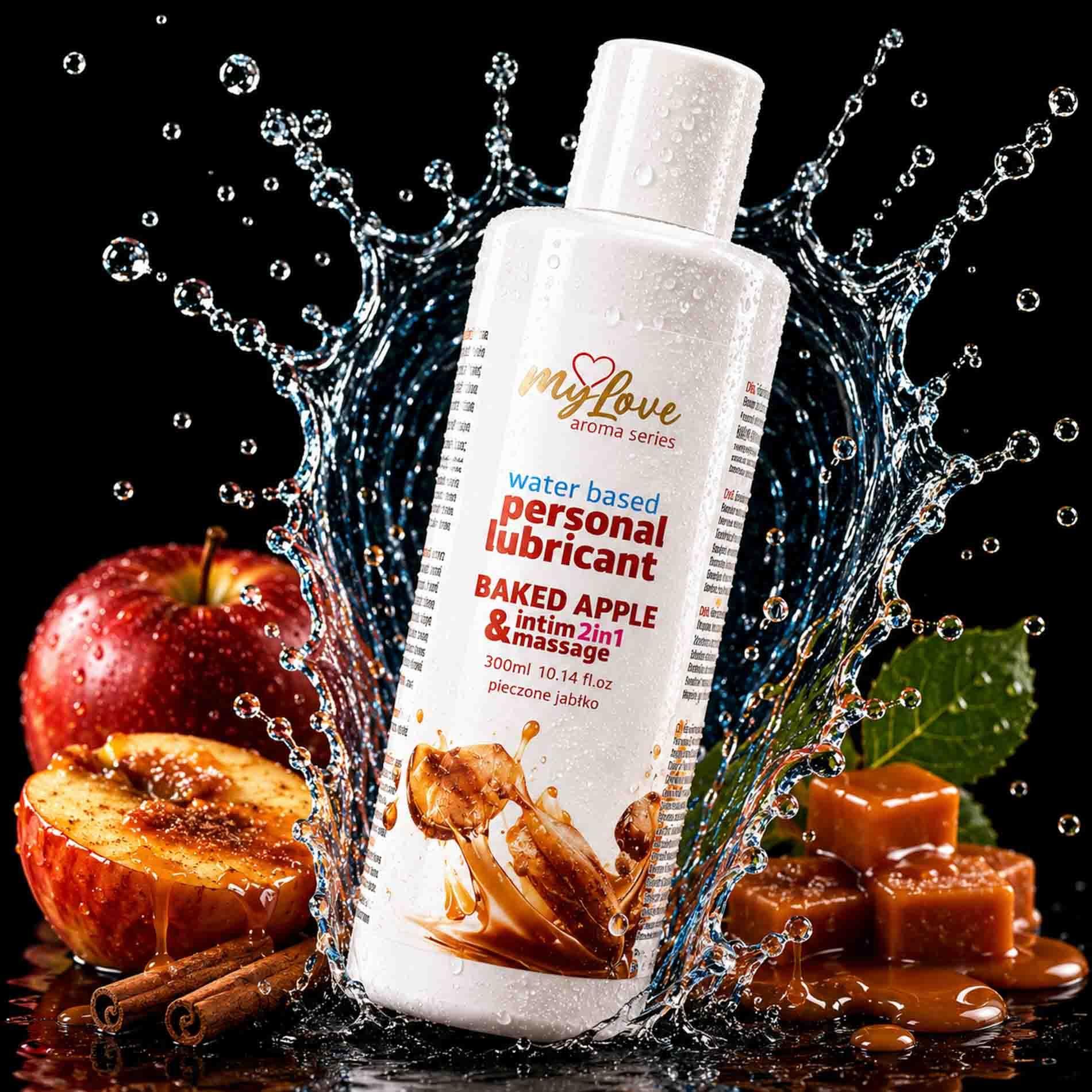 Лубрикант MyLove Aroma Series Intim&Massage 2in1 Baked Apple, 300 мл
