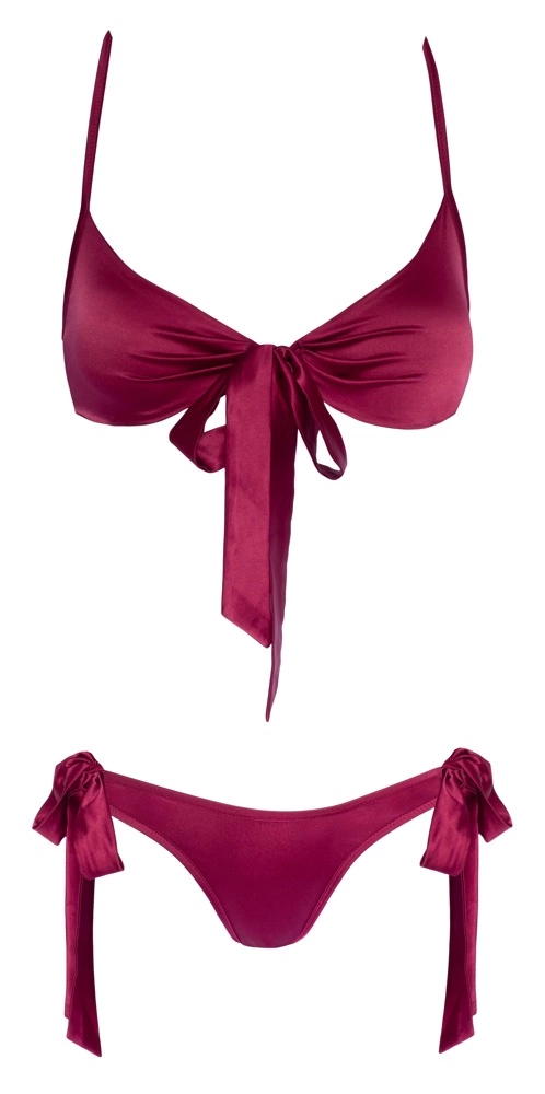 Комплект Cottelli Lingerie Bra and Briefs, L/XL (красный)