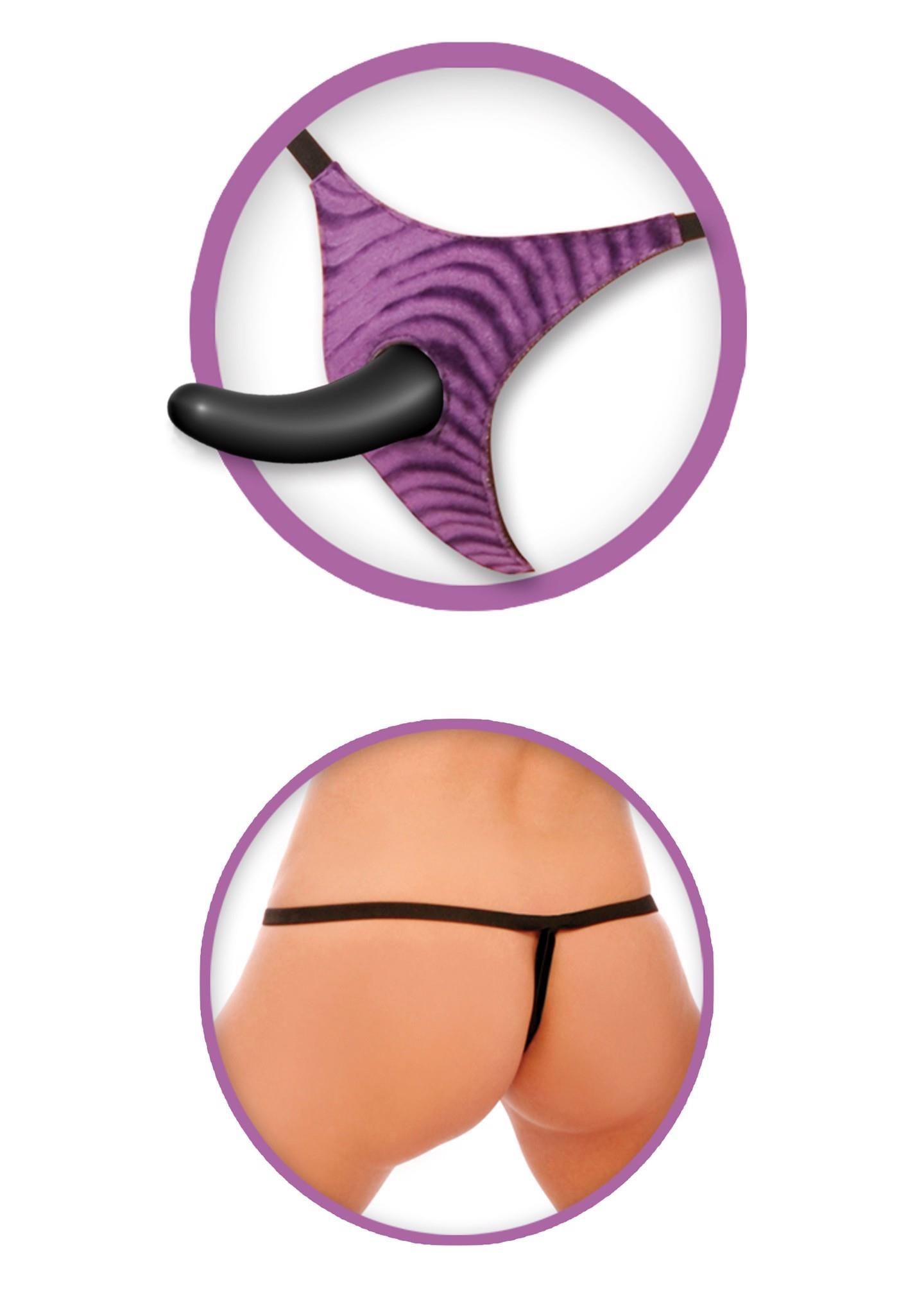Cтрапон с вибрацией Pipedream Fetish Fantasy, 14 см (черный)