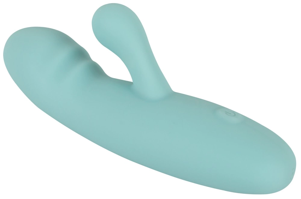 Вибратор-кролик Cuties Mini Rabbit Softies, 15.5 см (бирюзовый)