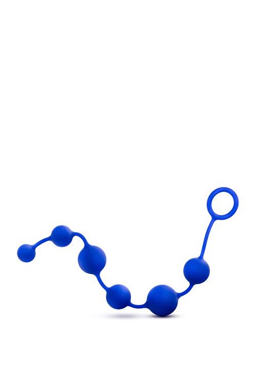Анальные шарики Performance Advanced Silicone Anal Beads, 40.6 см (синий)