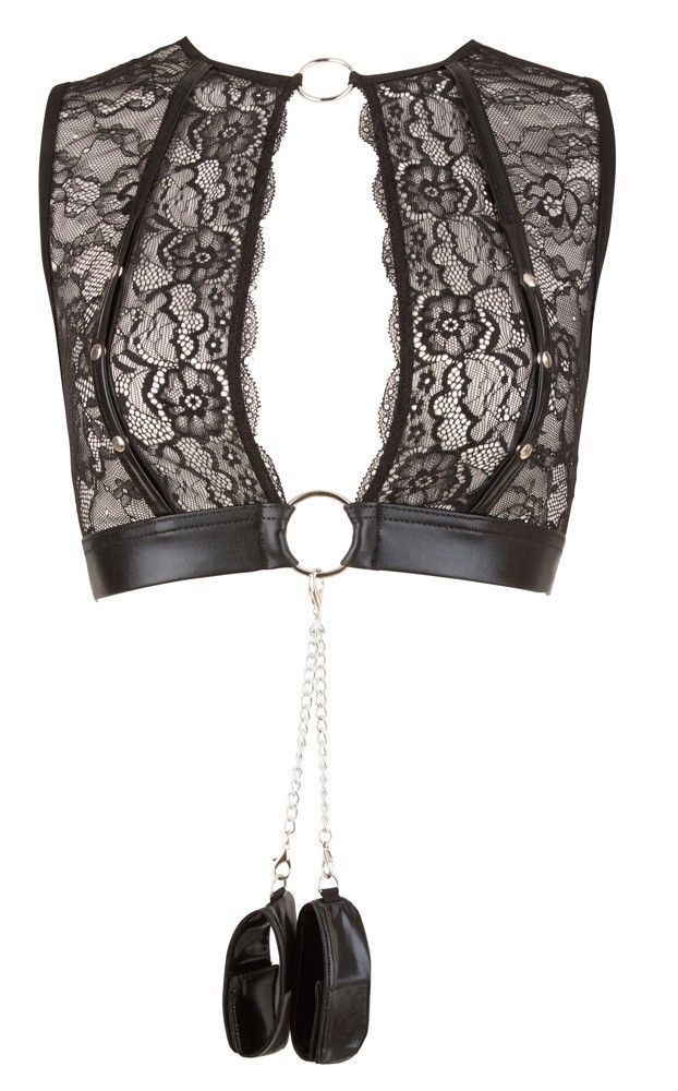 Комплект белья Cottelli Bondage, M (черный)
