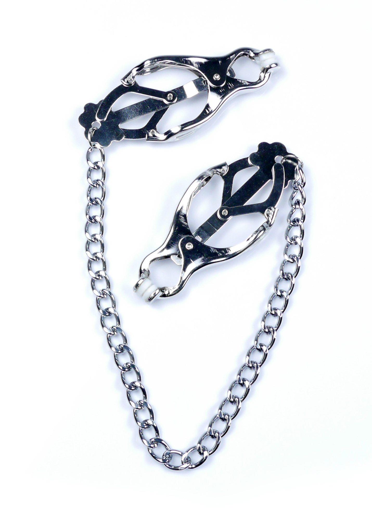 Зажимы для сосков Fetish B - Series Exclusive Nipple Clamps No.11, 45 см (серебристый)