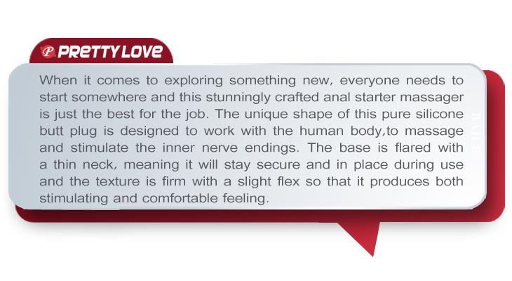 Korek analny Booty Passion, 13,5 cm (różowy)