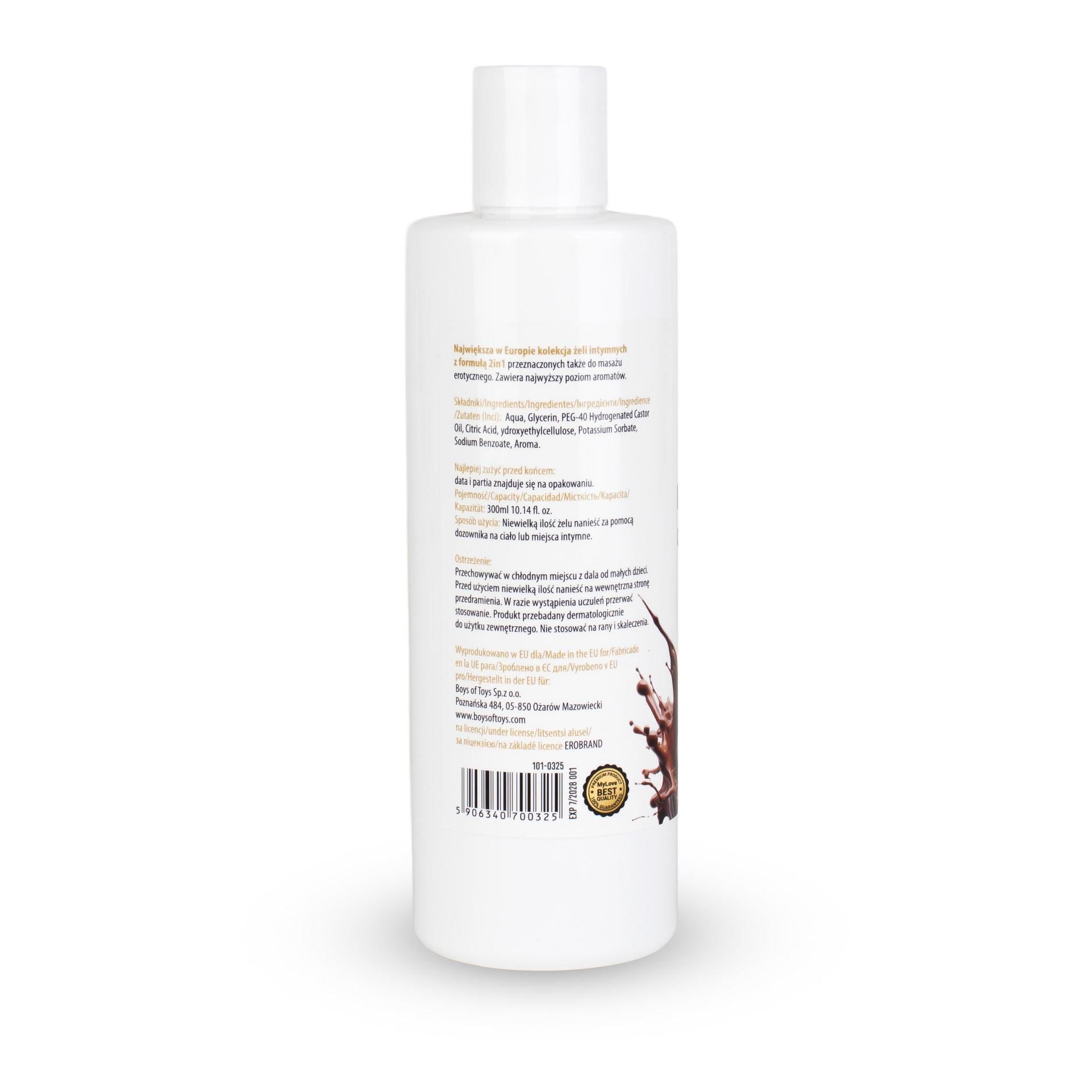 Лубрикант MyLove Aroma Series Intim&Massage 2in1 Chocolate, 300 мл