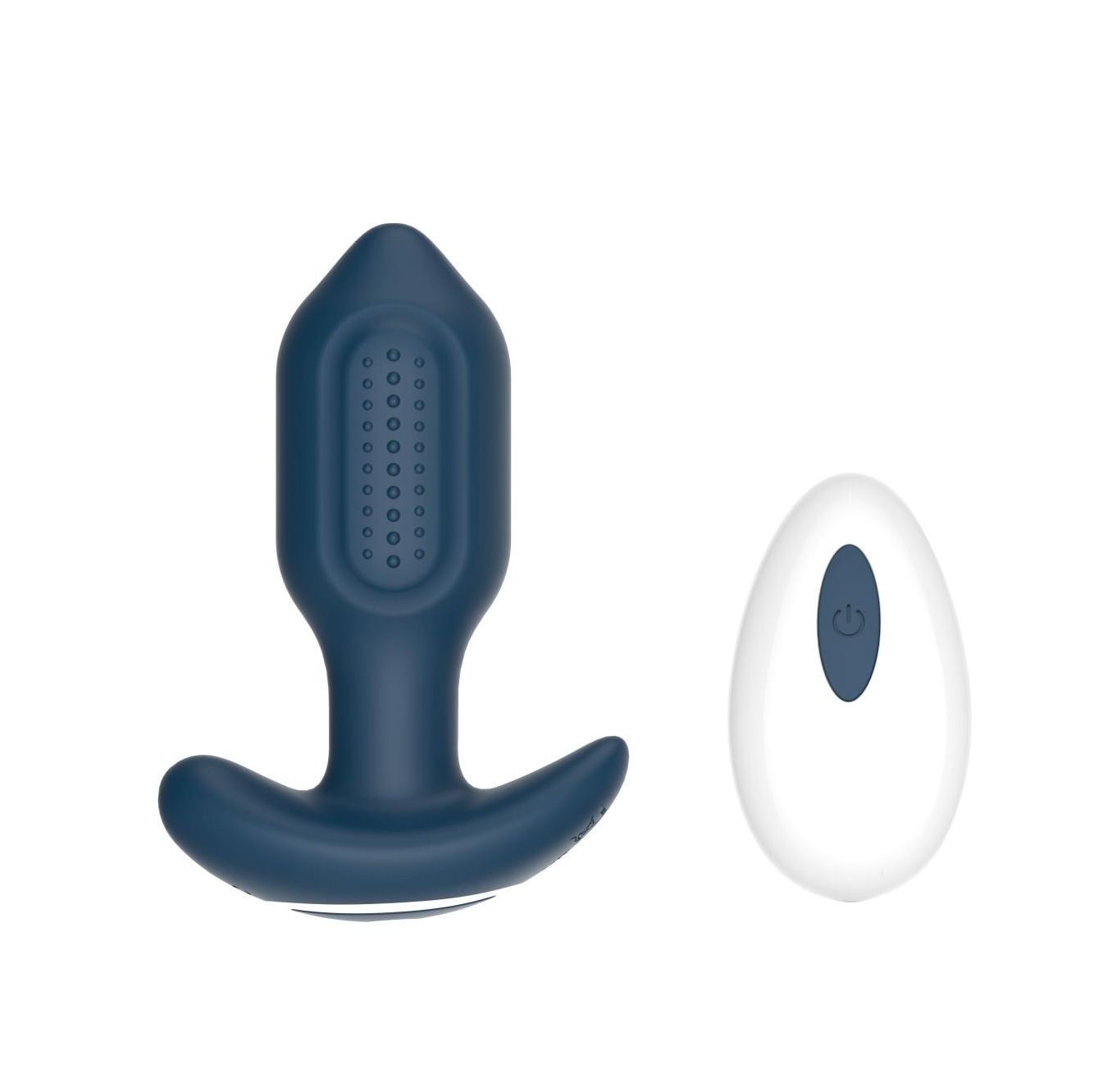 Korek analny B - Seria Lyla Victoria, 10.3 cm (niebieski)