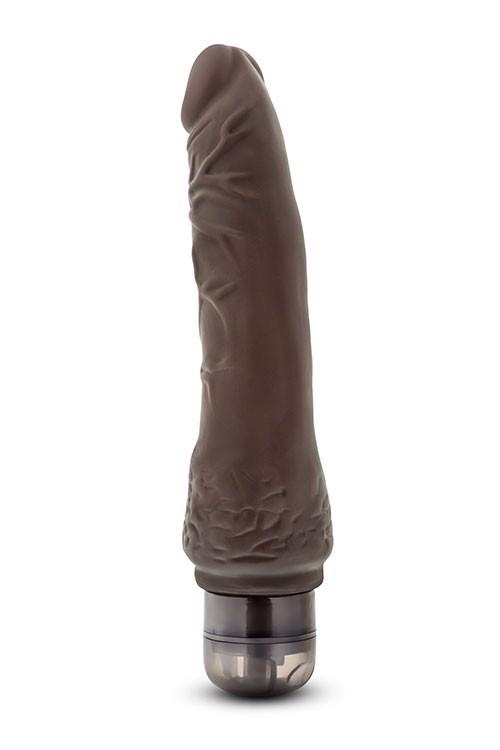 Вибратор Dr. Skin Cock Vibe 7", 21 см (коричневый)