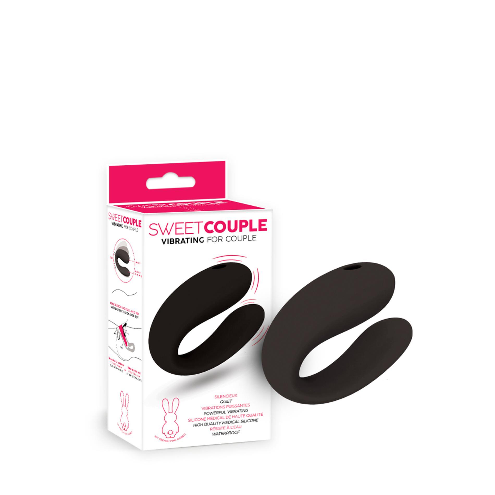 Вибратор Clara Morgane Sweet Couple, 6.8 см (черный)